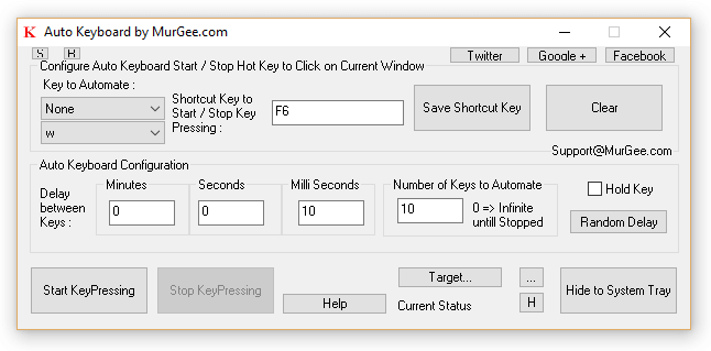 how to set up an autoclick macro on keyboard